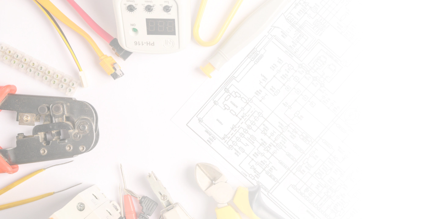 flat layout design of electrical service tools and floor plan layout